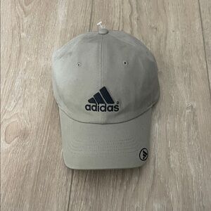 Adidas Light Gray Cap with Black Logo